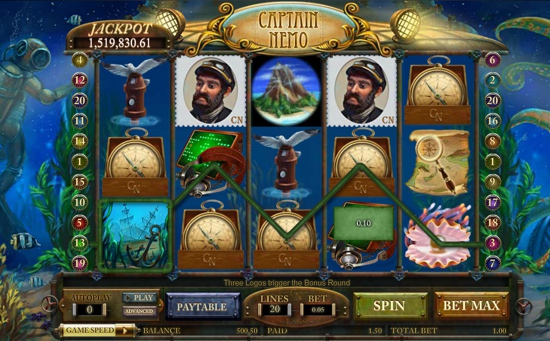 Slots Captain Nemo