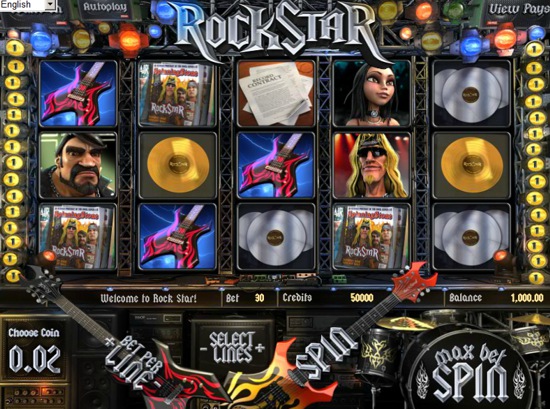 Casino Slots Rock Star Betsoft